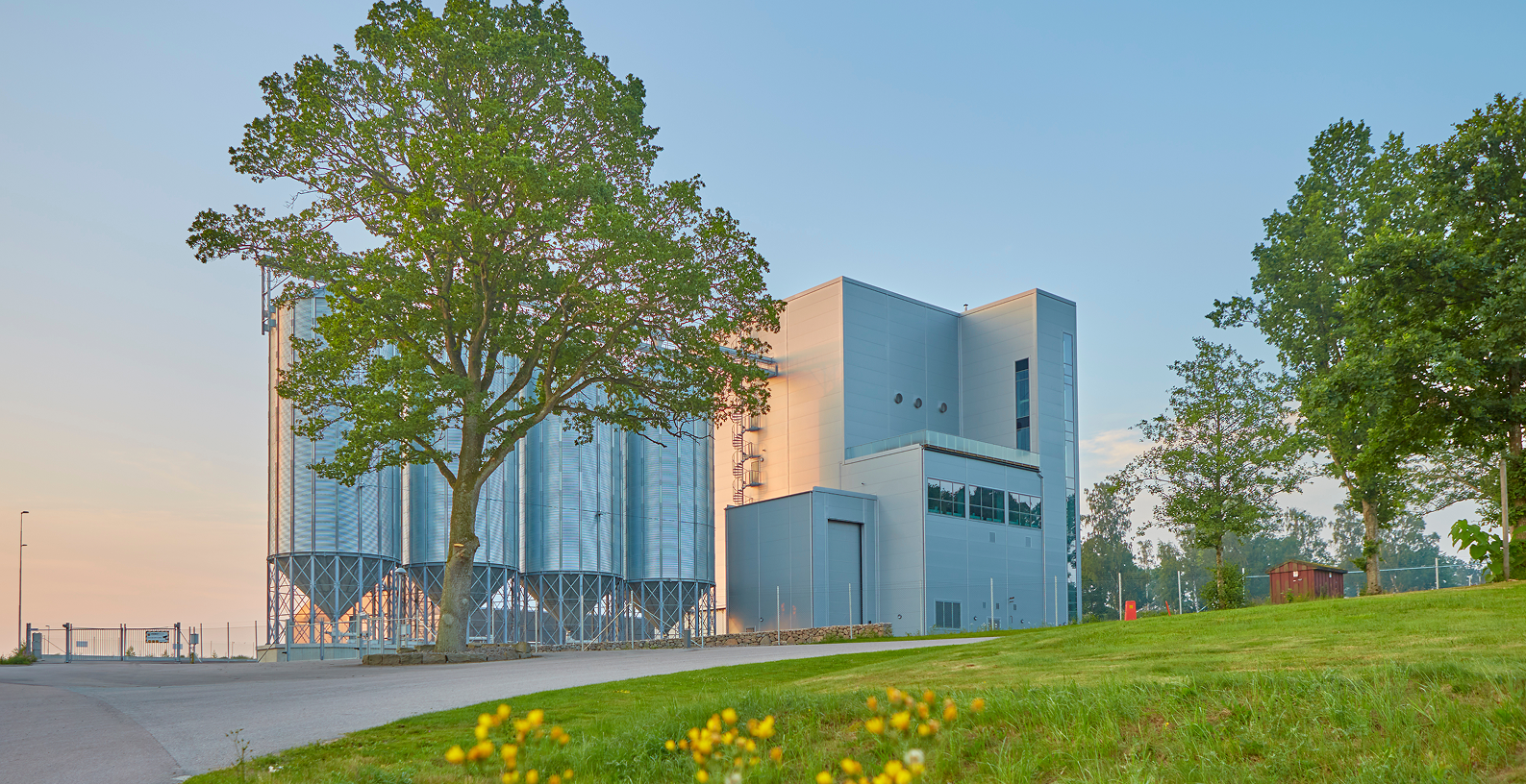 Modern oat processing facility